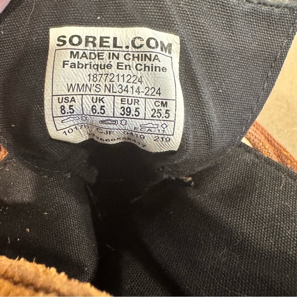 Sorel Women’s Phoenix Weather Lace Up Leather 8.5 Short Boots - Picture 2 of 12